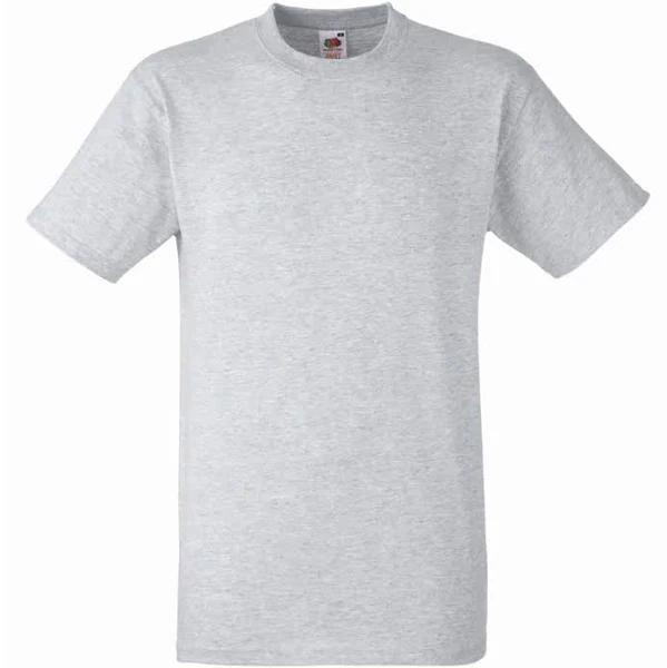 Fruit of The Loom Men's Heavy Cotton Short Sleeve T Shirt Heather XL