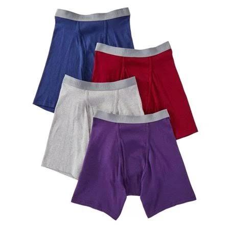 Fruit of The Loom Men's Premium Boxer Brief (4 Pack)