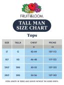 Fruit of The Loom Men's Stay Tucked Crew T-Shirt
