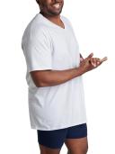 Fruit of The Loom Men's Tall Size V-Neck T-Shirt