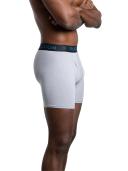 Fruit of The Loom Men's Underwear Black & Gray Micro-Mesh Cotton Boxer Briefs Set S
