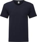 Fruit of The Loom Mens Iconic 150 V Neck T-Shirt Dark Navy M