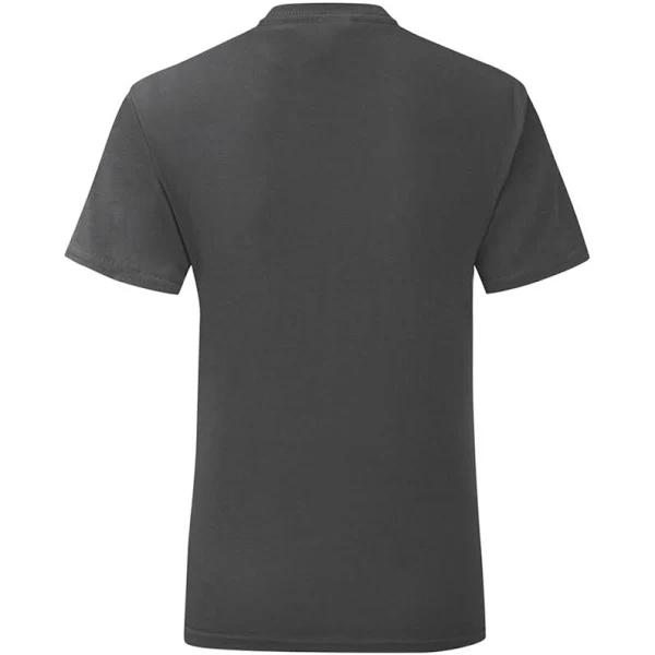 Fruit of The Loom Mens Iconic T-Shirt Light Graphite Grey L