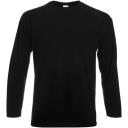 Fruit of The Loom Mens Valueweight Crew Neck Long Sleeve T-Shirt