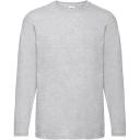 Fruit of The Loom Mens Valueweight Crew Neck Long Sleeve T-Shirt