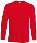 Fruit of The Loom Valueweight Long Sleeve T-Shirt 61038 Heather Grey L