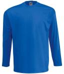 Fruit of The Loom Valueweight Long Sleeve T-Shirt 61038 Heather Grey L