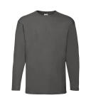Fruit of The Loom Valueweight Long Sleeve T-Shirt 61038 Red XL