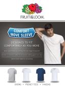 Fruit of The LoomMen's Lightweight Active Cotton Blend Undershirts