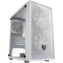 FSP CST130 White mATX Mini Tower Case 3x 120mm Fan Pre-Installed, CPU Cooler