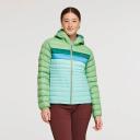 Fuego Hooded Down Jacket - Women's Kelp/Sea Grass / M