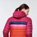 Fuego Hooded Down Jacket - Women's Poolside Stripes / M