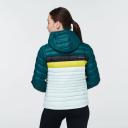 Fuego Hooded Down Jacket - Women's Poolside Stripes / M