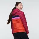 Fuego Hooded Down Jacket - Women's Poolside Stripes / M