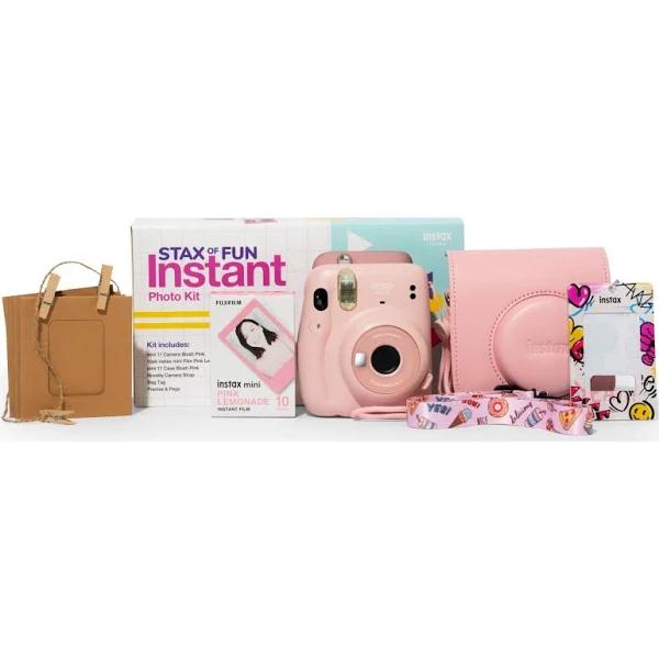 Fujifilm Mini 11 Instant Photo Kit (Blush Pink)