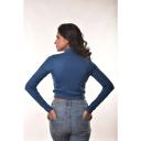 Full Sleeves Blouses Brilliant Blue