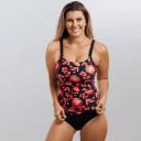 Funkita Form Scoop Neck Swim Tankini Top Rose Water | Ladies Swimwear