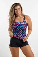 Funkita Form Scoop Neck Swim Tankini Top Strapping | Ladies Swimwear