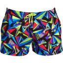 Funky Trunks Mens Serial Texter Shortsy Shorts - Indigo/pink- Swimwear Galore