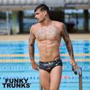 Funky Trunks Mens Sidewinder Trunks - Nerds