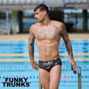 Funky Trunks Mens Sidewinder Trunks - Nerds