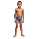 Funky Trunks Printed Swim Trunks Mr Squiggle | Toddler Boys Swimwear