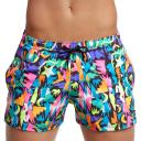 Funky Trunks Shorty Shorts Beach Short Paper Cut | Mens Beachwear