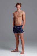 Funky Trunks Shorty Shorts Beach Short Silver Lining | Mens Beachwear