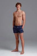 Funky Trunks Shorty Shorts Beach Short Silver Lining | Mens Beachwear