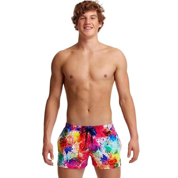 Funky Trunks Shorty Shorts Men's Swimming Shorts, M Dye Another Day