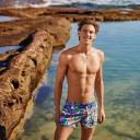 Funky Trunks Shorty Shorts Swim Short FT40M Paper Cut