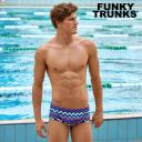 Funky Trunks Sidewinder Swim Trunks Nautical Mile | Mens Swimwear
