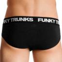 Funky Trunks Still Black Mens Underwear Brief Black Attack FT56M01056