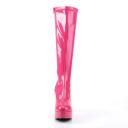Funtasma Exotica-2000 Women's Boots, 4" Heel - H. Pink Str Pat, 10