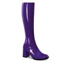 Funtasma GOGO-300 Women's Boots, 3" Heel - Yellow Str Pat, 12