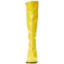 Funtasma GOGO-300 Women's Boots, 3" Heel - Yellow Str Pat, 5
