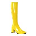 Funtasma GOGO-300 Yellow Stretch Patent Size 6