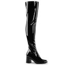 Funtasma GOGO-300WC Wide Calf Black Stretch Pu Size 12