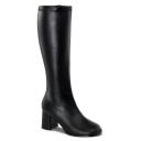 Funtasma GOGO-300WC Wide Calf Black Stretch Pu Size 12