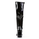 Funtasma GOGO-300WC Wide Calf Black Stretch Pu Size 12