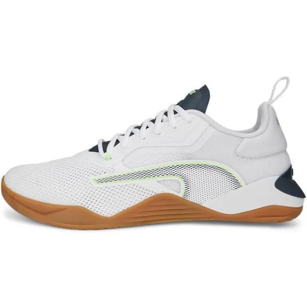 Fuse 2.0 Men's Training Shoes in White/Platinum Gray/Dark Night, Size 8 by Puma