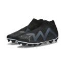 Future Match+ LL FG/AG Unisex Football Boots in Black/White, Size 8.5 by Puma