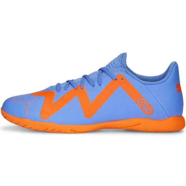 Future Play It Unisex Football Boots in Blue Glimmer/White/Ultra Orange, Size 9 by Puma