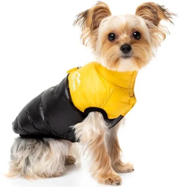 FuzzYard East Harlem Puffer Dog Jacket Yellow / Extra ExtraLarge