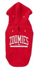 FuzzYard Zoomies Dog Hoodie Red 1