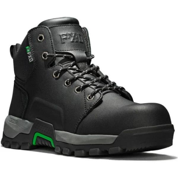 FXD Men's WB-3 Lace Up Work Boots - Black Black / US 11.5