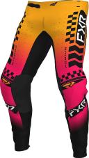 FXR Podium Gladiator 2023 Motocross Pants, pink-yellow, Size 32