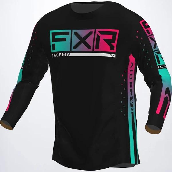 FXR Podium Pro Mens Motocross Jersey - Minty Re-Fresh Black
