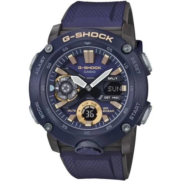 G-Shock GA-2000-2ADR Blue Resin Mens Watch