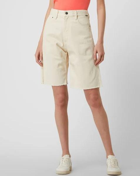 G-Star Raw Type 89 Bermuda Shorts Beige Women Size 25